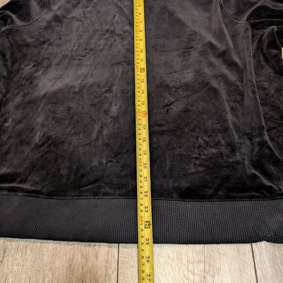 Jones New York Sport Black Velour Zip Jacket | Excellent Condition, Size 2X - Picture 12 of 14